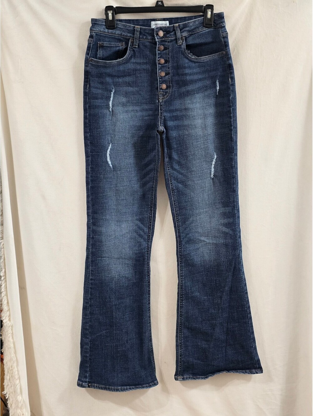 American Rag Off The Rack Women's Button Fly Flared Jeans Size 28/9